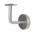 Handlauftr�ger kompl. mit Abdeckrosette u. Anschraubplatte 33,7